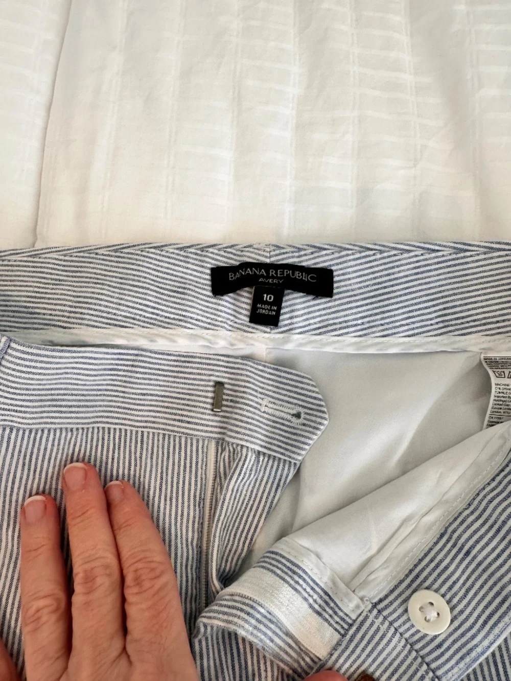 Banana Republic Avery Linen Pants (women's 10)